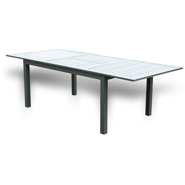 Home Deluxe Gartentisch Casa Ausziehbar Anthrazit 74 cm x 240 cm/160 cm x 100 cm
