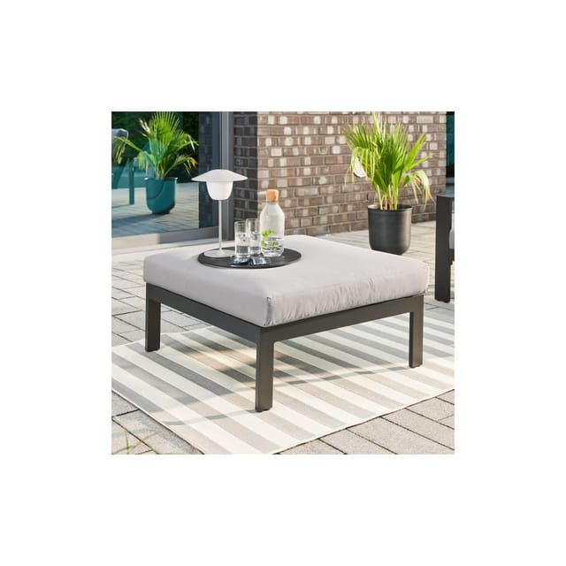Home Deluxe Sitzgruppe Rio XS Schwarz-Hellgrau