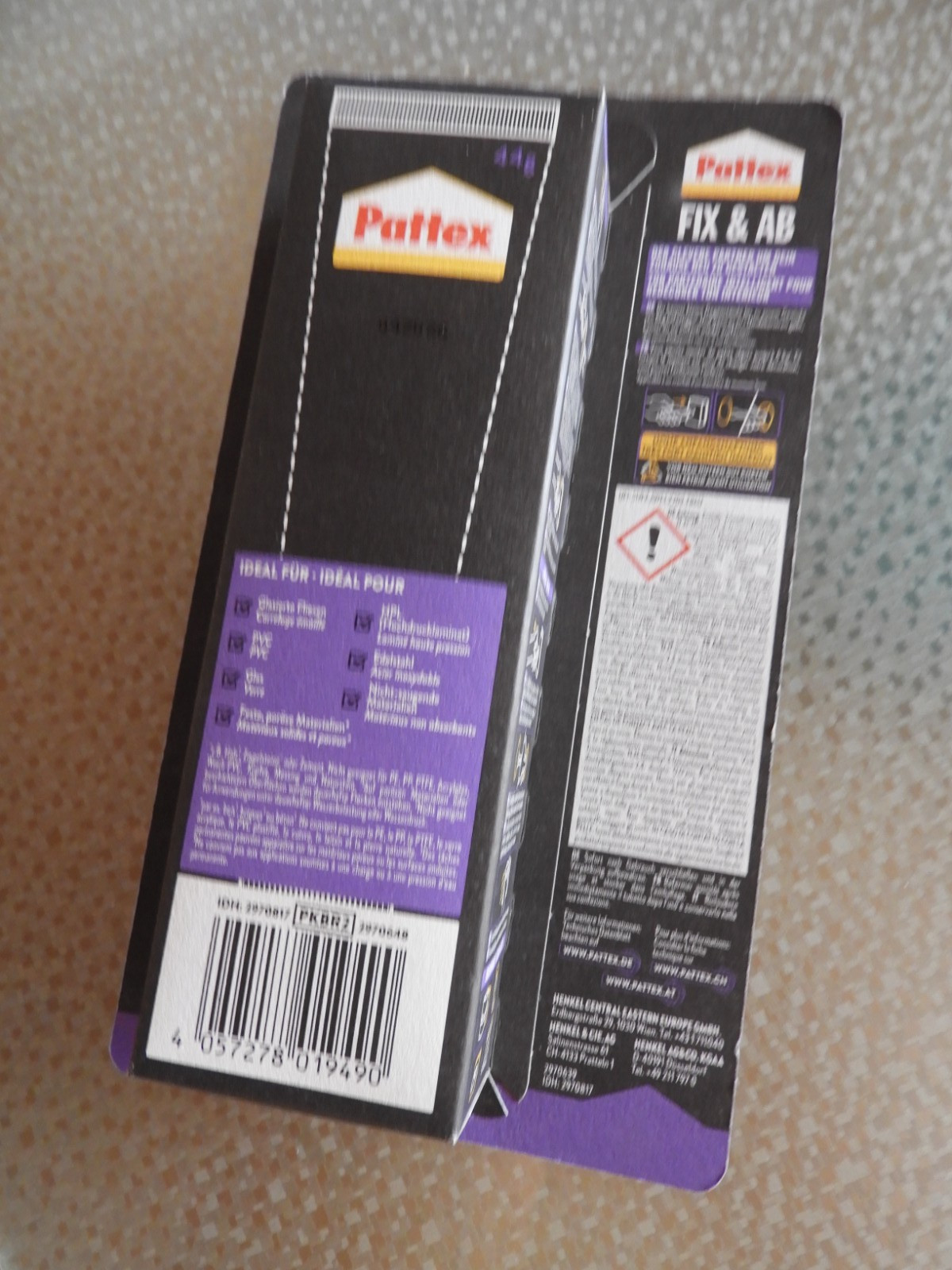 Pattex Montagekleber Kleben statt Bohren Fix & Ab 44 g Tube Transparent
