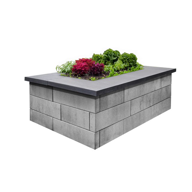 EHL Hochbeet CityPur mit Tribus-Set 173 cm x 93 cm x 59 cm Grau-Anthrazit