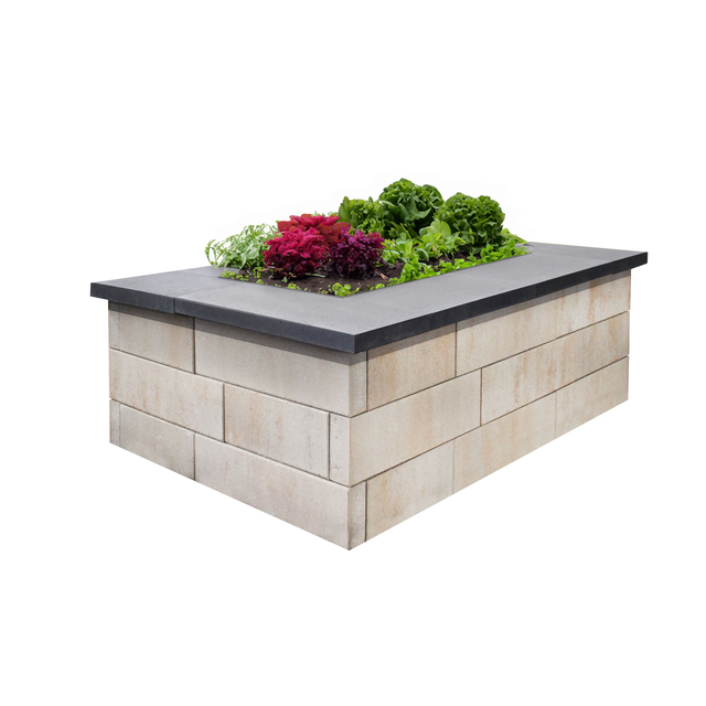 EHL Hochbeet CityPur mitTribus-Set 173 cm x 93 cm x 59 cm Sandstein-Nuanciert