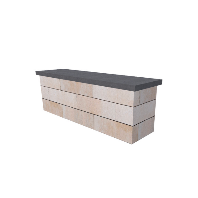 EHL Sitzbank CityPur mit Tribus-Set 180 cm x 67 cm x 59 cm Sandstein-Nuanciert