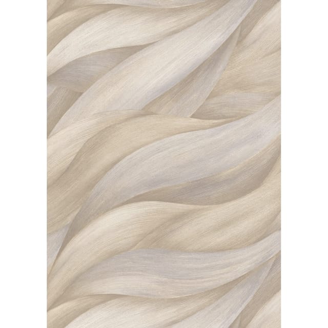 Erismann Vliestapete Casual Chic 10,05 m x 0,53 m Wellen Stormy Beige
