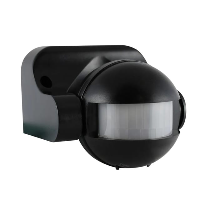 Bewegungsmelder 180° Schwarz