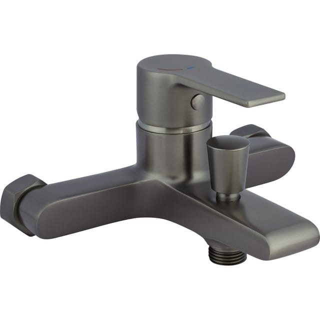 Wannenarmatur Bisenzio Einhebel Gunmetal