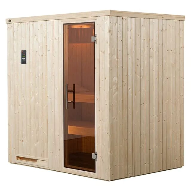 Weka Elementsauna Halmstad 1 Sparset 7,5 kW OS Glastür