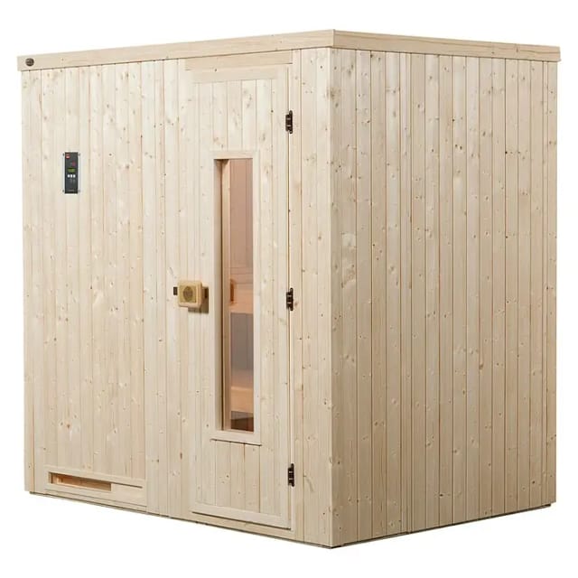 Weka Elementsauna Halmstad 1 Sparset 7,5 kW OS Holztür