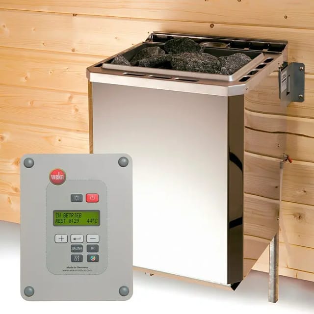 Weka Saunahaus Salo Sparset 7,5 kW BioS Natur