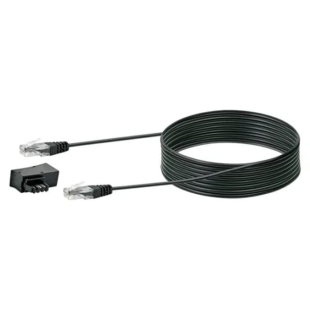 Schwaiger Steckeradapter mit Modemkabel TAE/DSL