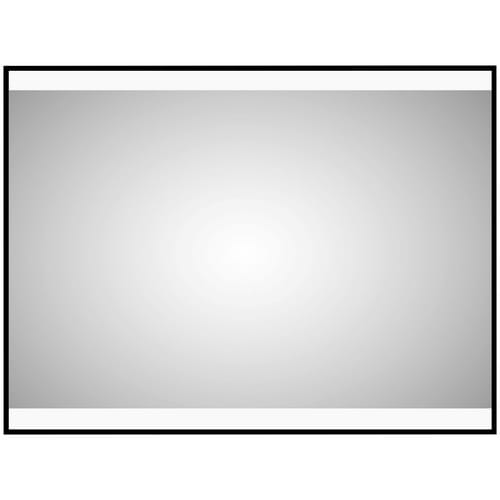 DSK Design LED-Lichtspiegel Black Stark 80 cm x 60 cm