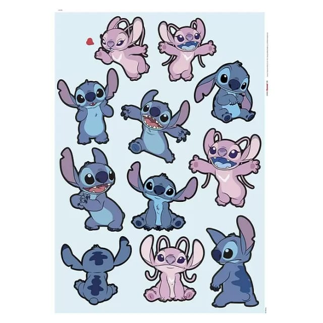 Komar Deko-Sticker Stitch and Angel