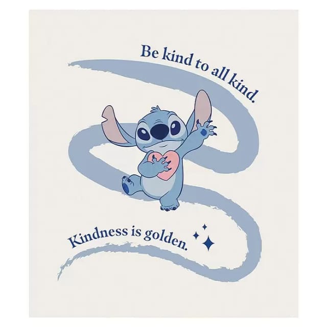 Komar Wandbild Stitch Kindness 40 cm x 50 cm