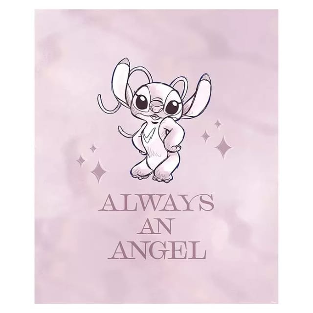 Komar Wandbild Stitch Always an Angel 40 cm x 50 cm