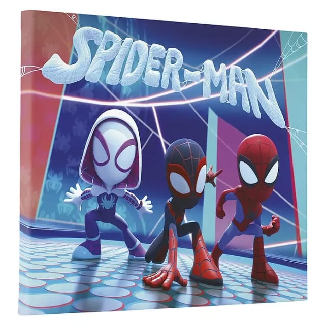 Komar Keilrahmen Spiderman Glowy Spideys 30 cm x 40 cm