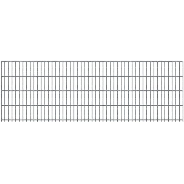 Doppelstabmatte 6/5/6 mm Zink 250 cm x 83 cm