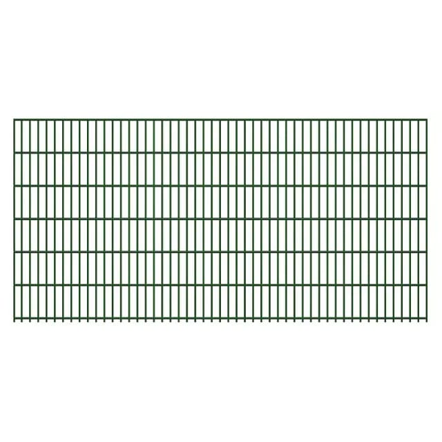 Doppelstabmatte 6/5/6 mm Moosgrün 250 cm x 123 cm