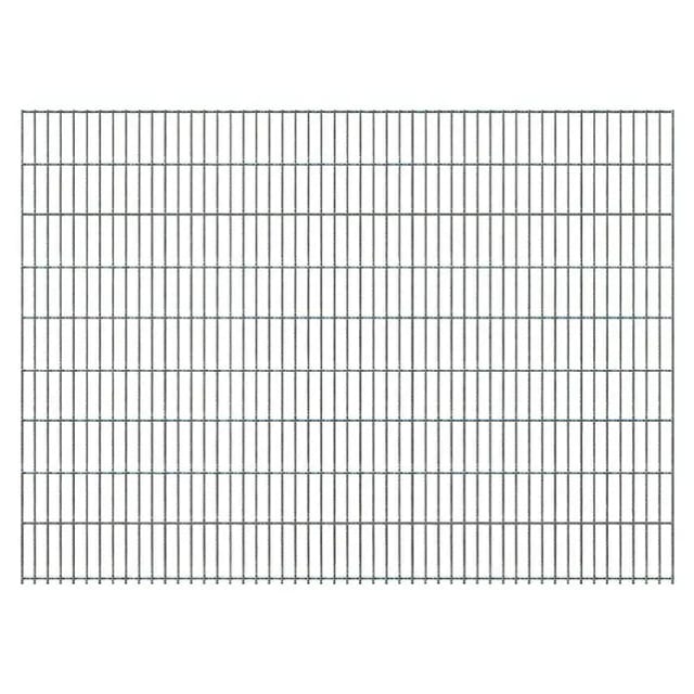 Doppelstabmatte 6/5/6 mm Zink 250 cm x 183 cm