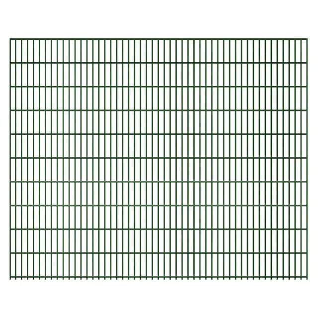 Doppelstabmatte 6/5/6 mm Moosgrün 250 cm x 203 cm