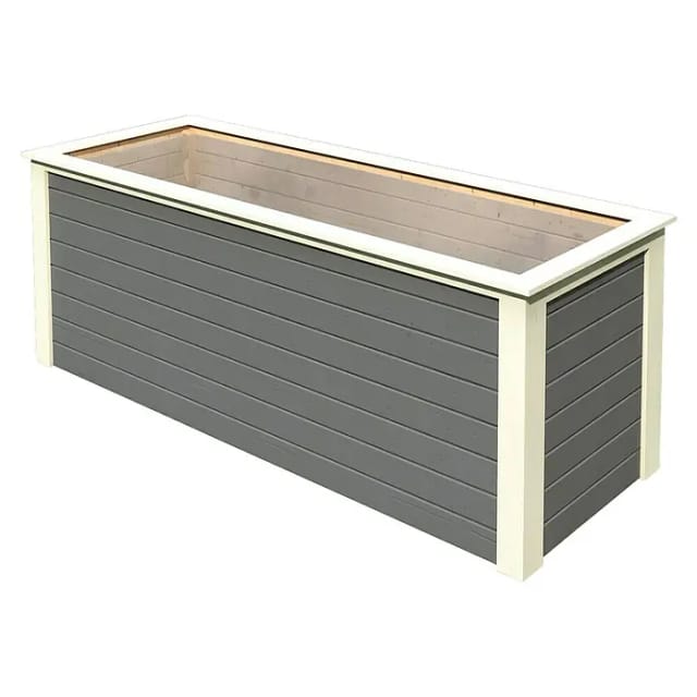Karibu Hochbeet 244 cm x 94 cm Terragrau