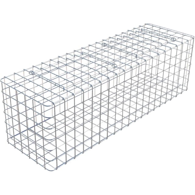 Gabiona Gabione feuerverz 32 x 102 x 32 cm Maschenw 5 x 5 cm