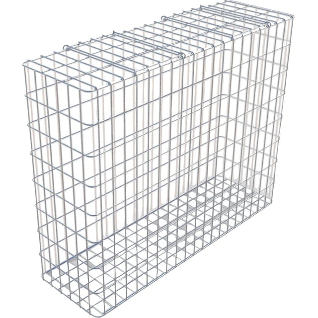 Gabiona Gabione feuerverz 82 x 102 x 32 cm Maschenw 5 x 10 cm