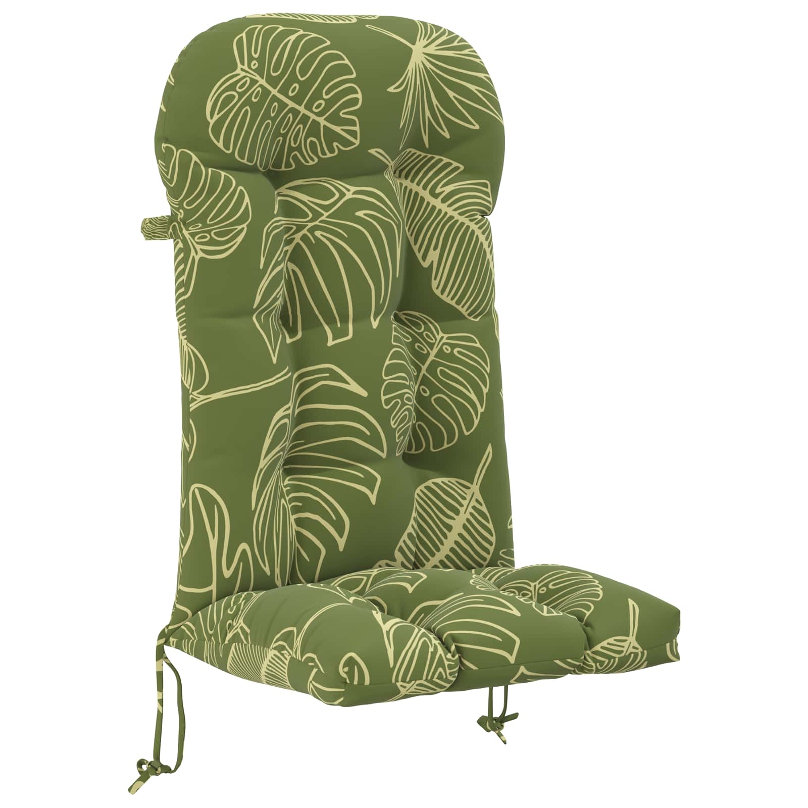Sonnen-lounger Kissen Putten 100 % Polyester Blattdesign Vidaxl