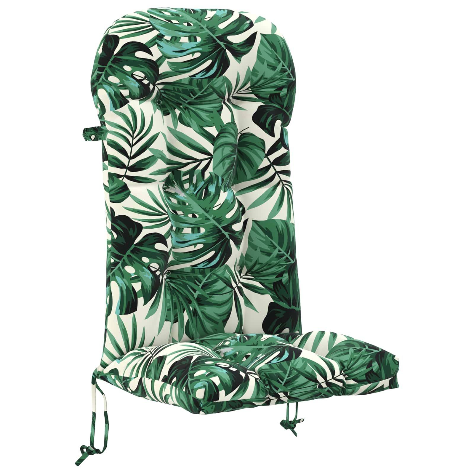 Sonnen-lounger Kissen Putten 100 % Polyester Blattmuster Vidaxl