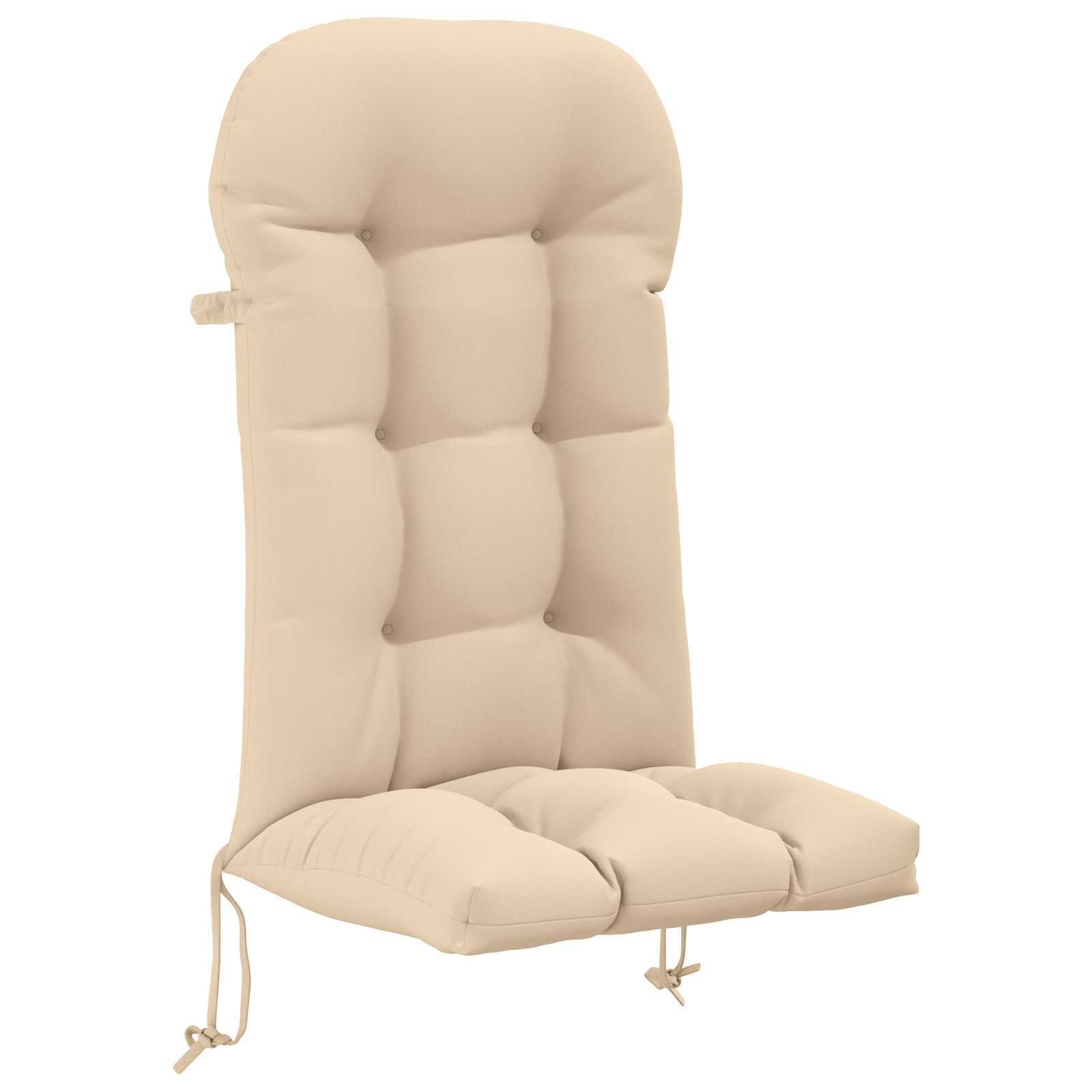 Sonnen-lounger Kissen Putten 100 % Polyester Creme Vidaxl