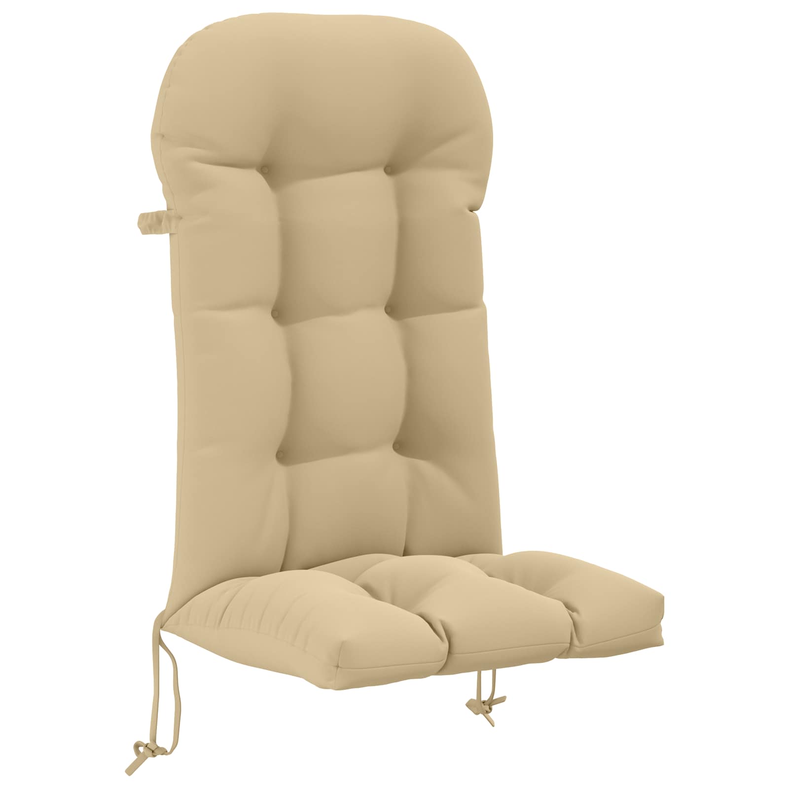 Sonnen-lounger Kissen Putten 100 % Polyester Beige Vidaxl
