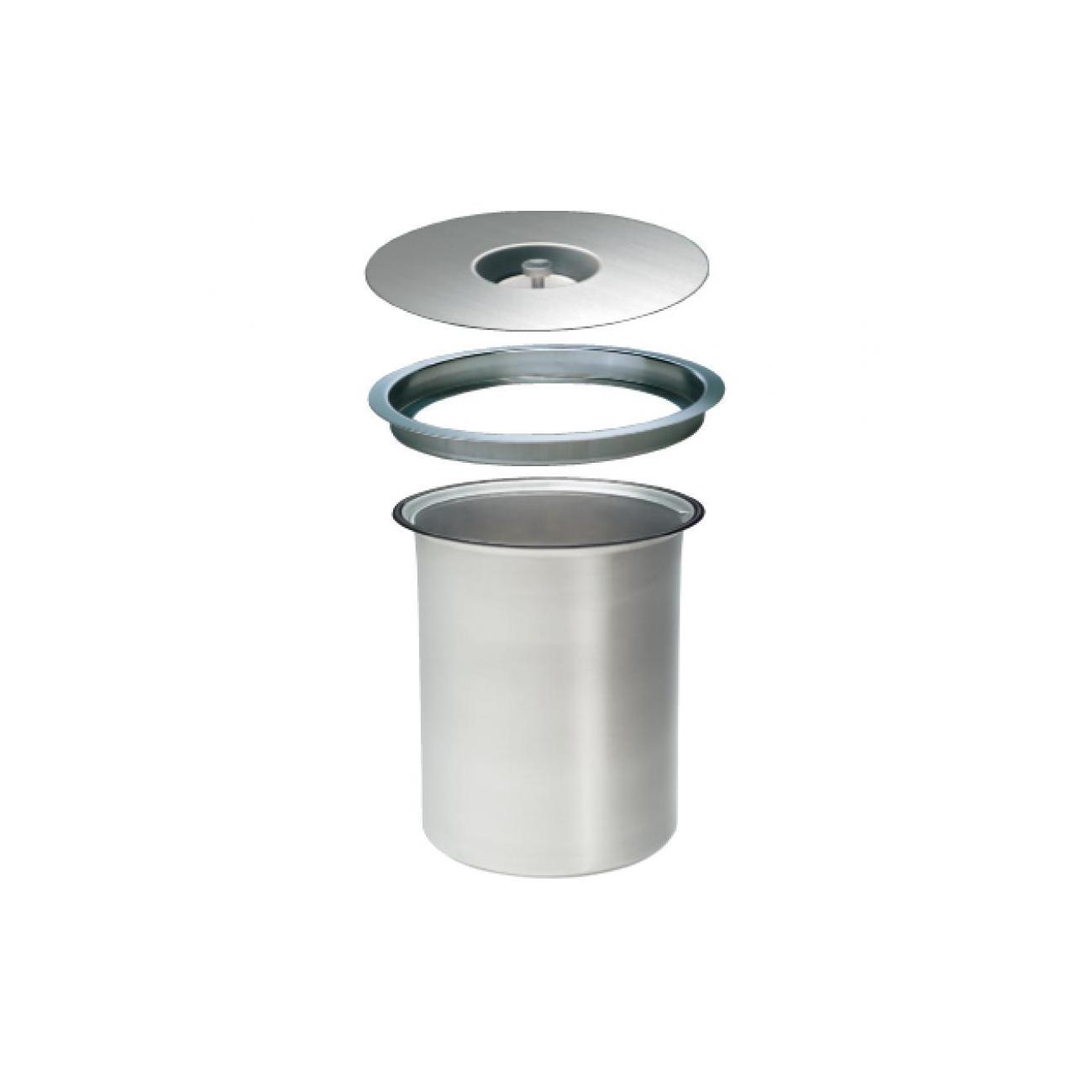 Wesco Arbeitsplatten-abfall-system Ergo-master Small - Edelstahl, 5 Liter