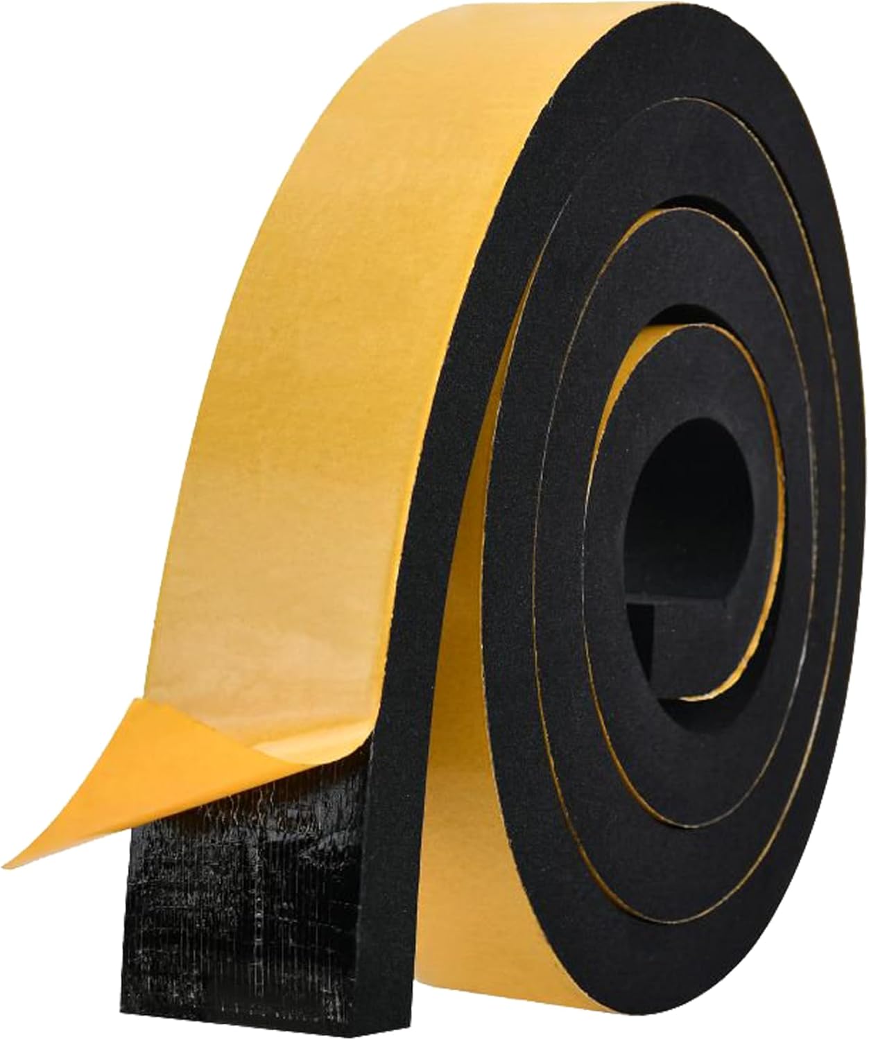 50 Mm Breites, 10 Mm Dickes Selbstklebendes Schaumstoffband Aus Neoprenkautschuk, Isolierung, Antivibrationsdichtung, Möbelschutz, Auto, 2 M