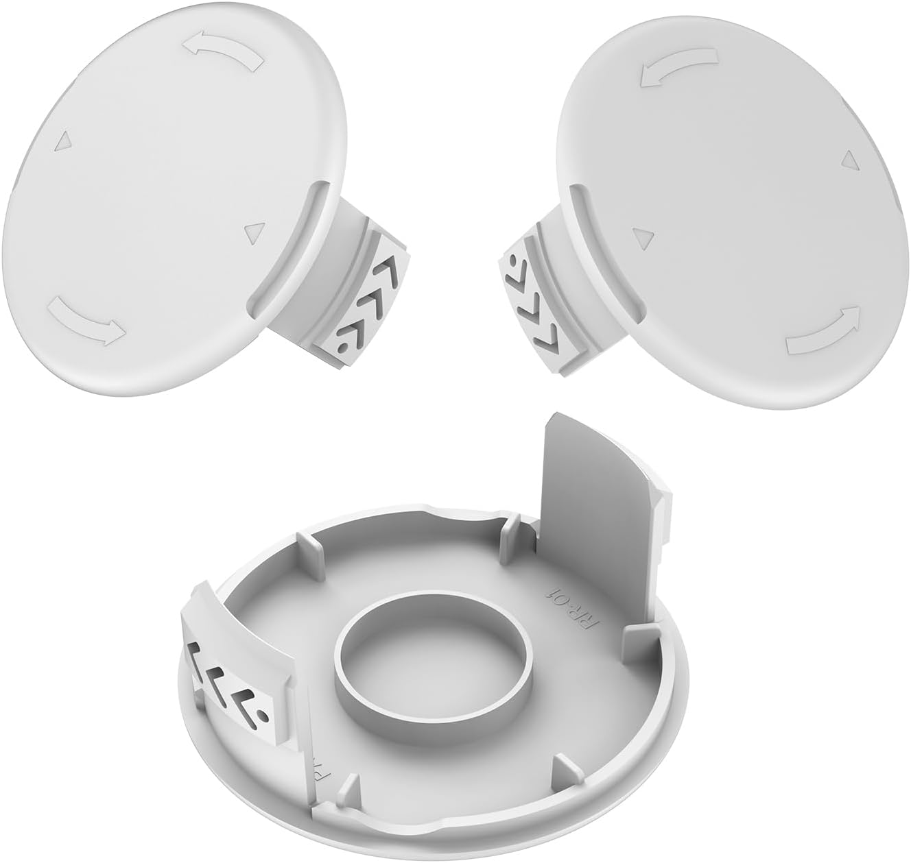 Ersatz-spulenkappe Ac14hca Kompatibel Mit Ryobi 18v, 24v Und 40v Rasentrimmern – Spulenabdeckung 993373001 Für Ryobi One+ Rasentrimmer (3er-pack)