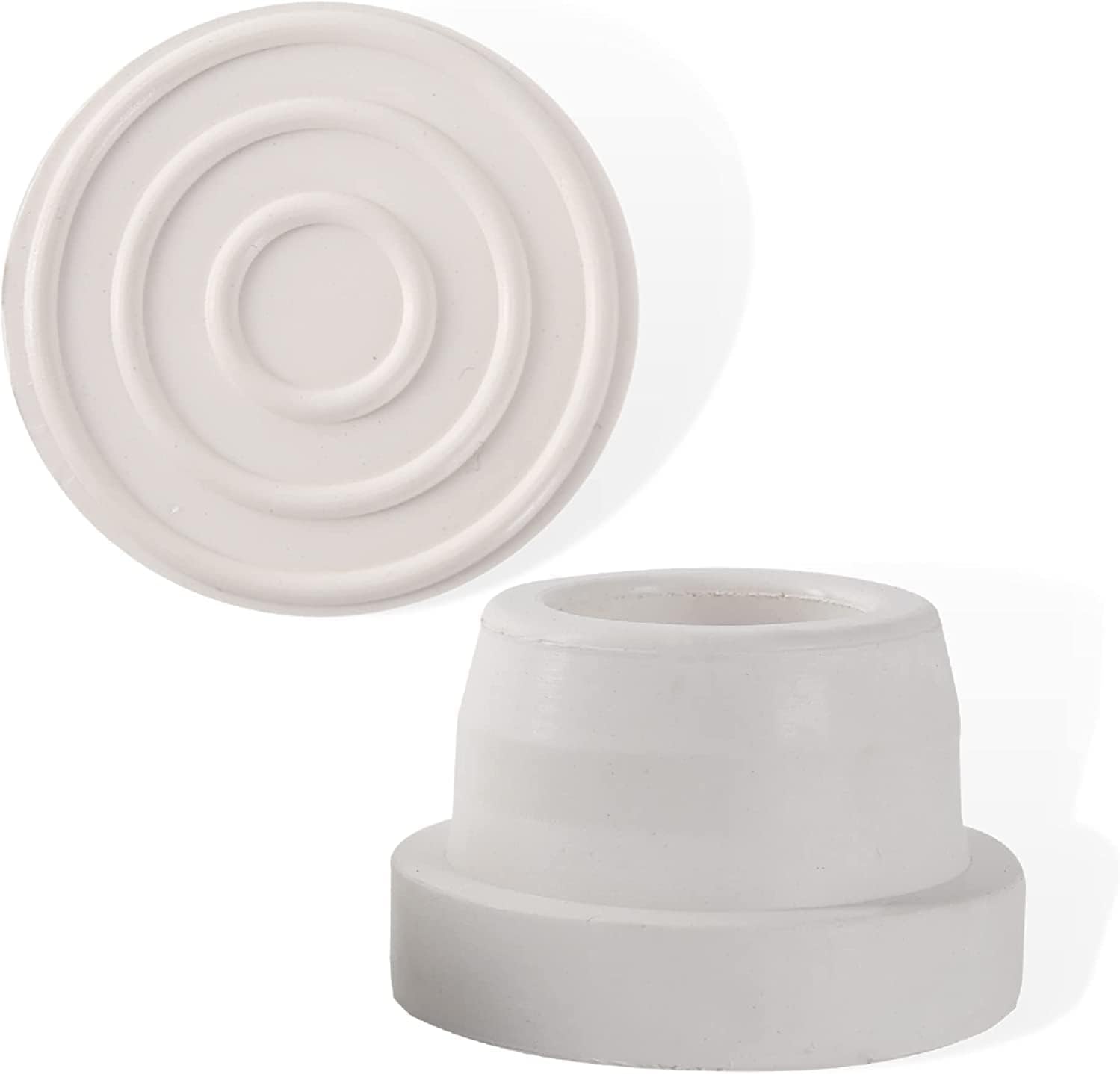 Ersatzstopper Für Eingelassene Poolleitern, Passend Für 1,90"-leiterrohre (weiß), 2er-packung