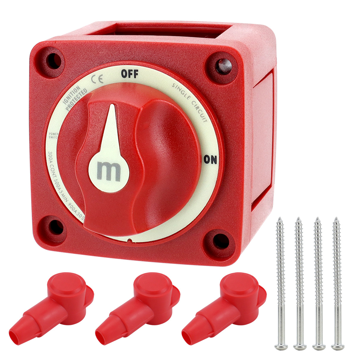 12v/48v Batterietrennschalter Für Bootsbatterien, 300a, Hochleistungsausführung, Flammgeschützt, Für Autos, Boote, Wohnmobile, Quads Und Ssvs.