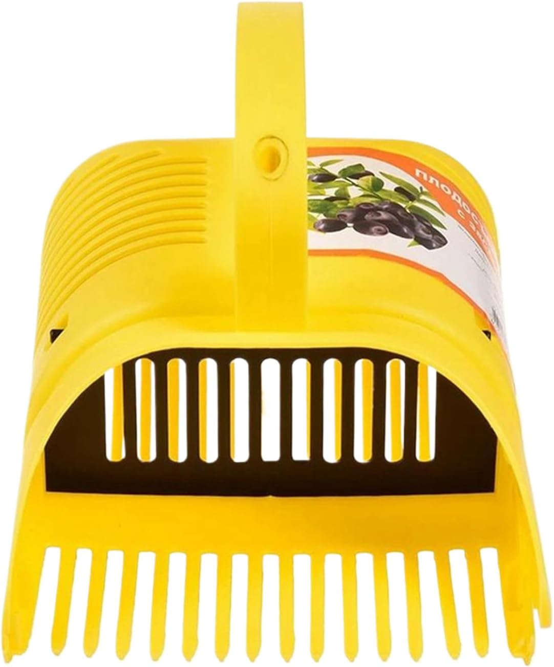 Ergonomischer Gartenrechen Mit Kamm, Leichtes Und Robustes Werkzeug, Ideal Zum Ernten Von Brombeeren Und Himbeeren, Komfortabler Griff Für Haus Und Garten.