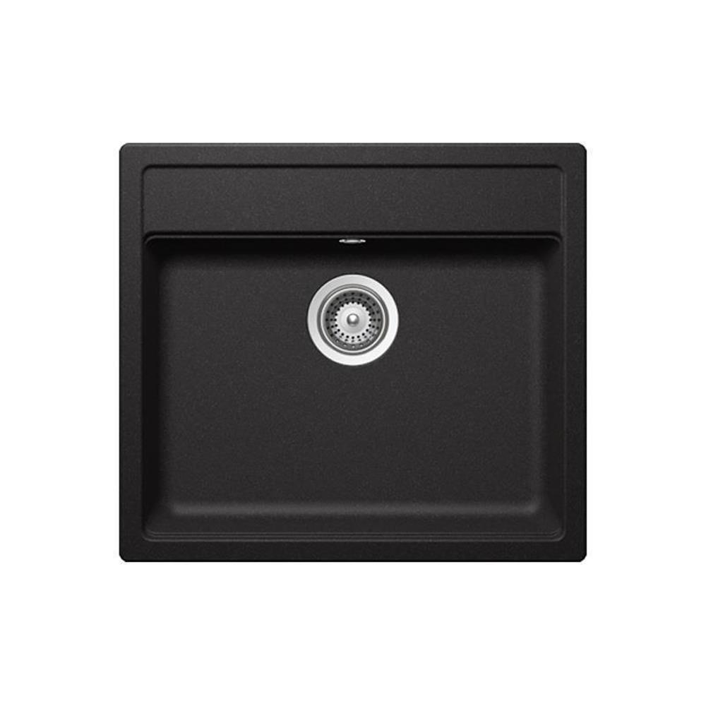 Schock Einbaubecken Cristadur Mono N-100 A Stone Sto Exzenterbedienung