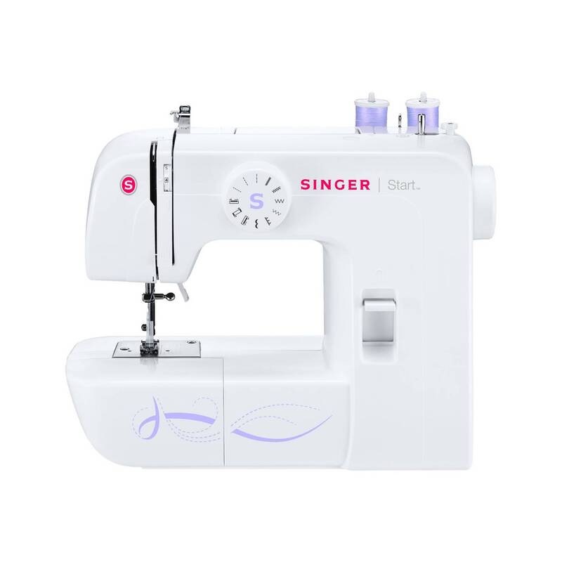 [neuwertig] B-ware Singer Nähmaschine Freiarm Start 1306 4 Step Mechanisch Weiß Knopflochboden