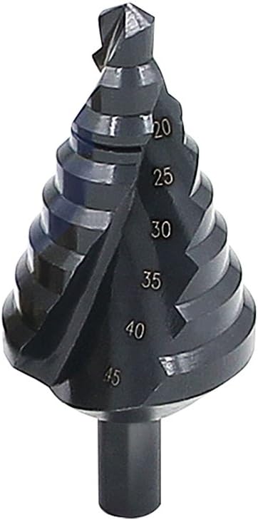 Spirale Nitrierstufenbohrer Mehrlochschneider 10mm-45mmtotal 8 Schritte Lochgrößen Schneiden, Vergrößern, Blech, Pcv, Holzbearbeitung,soekavia