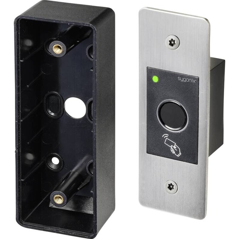 [gebraucht] B-ware Sygonix Fingerprint Rfid Zugangssystem Unterputz Ip66 Wetterfest Schwarz 12v