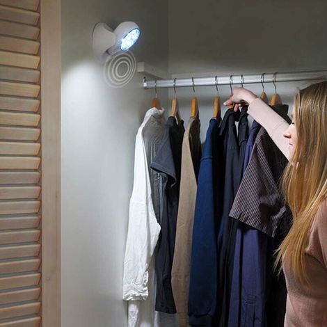 360° Kabellose Led-leuchte Mit Bewegungssensor, Einstellbarem Winkel, 3 M Reichweite, Für Die Innen- Und Außeninstallation