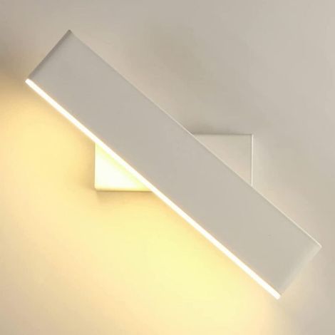 360° Drehbare Led-wandleuchte, 6 W, Warmweißes Licht, Schwarzer Sockel, 220 V, Für Nachttisch, Schlafzimmer, Wohnzimmer, Flur, Treppenhaus, Hotel Und Badezimmer