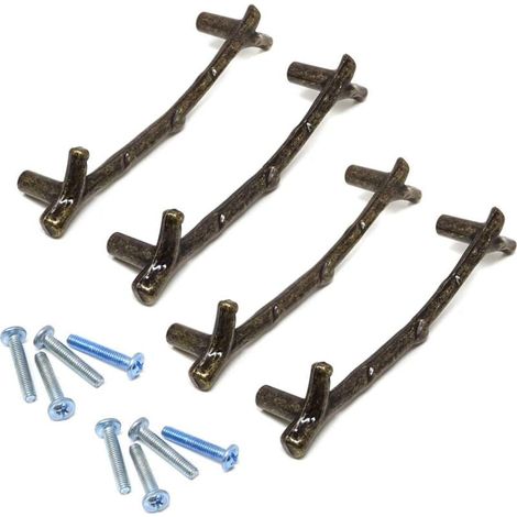 Stück Schubladenknöpfe Aus Zinklegierung, Dekorative Möbelgriffe (bronze)