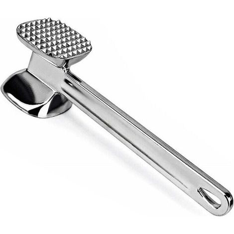 Einseitiger Fleischklopfer Aus Aluminiumlegierung Mit Dornen Für Loses Fleisch, Zartes Hackfleisch, Rippchen, Steaks, Schweinekoteletts Und Mehr.