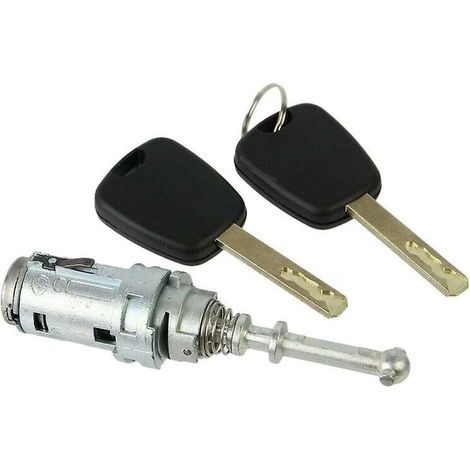 Türschloss-set (schloss + Zylinder) Für Die Linke Vordertür Citroen C2 C3 C3 Pluriel + 2 Schlüssel