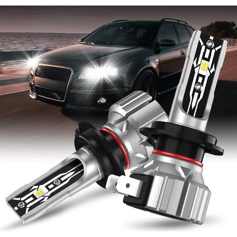H7 Led-lampe, Fern-/abblendlicht H7 Led-scheinwerfer, 60 W 6000 K Weiße Scheinwerfer Für Autos Und Motorräder, Ersatzlampen Für Halogenlampen Und Xenon-kits