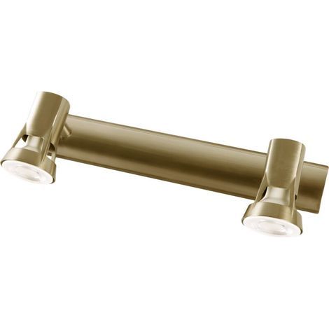 Wand- Oder Deckenleuchte Mit 2 Verstellbaren Spots, Bronzefarben