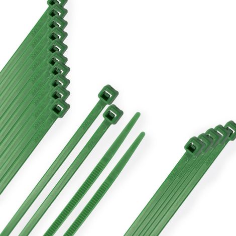 Bridas Nylon 100% Grün 4,6x390 Mm. (bolsa 100 Stück)