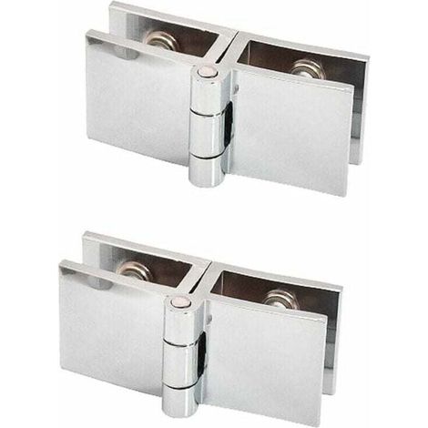 Stück 180-grad-glastürclip-scharnier, Kein Bohren Erforderlich, Glasscharnier Für Glasstärken Von 5 Mm Bis 8 Mm