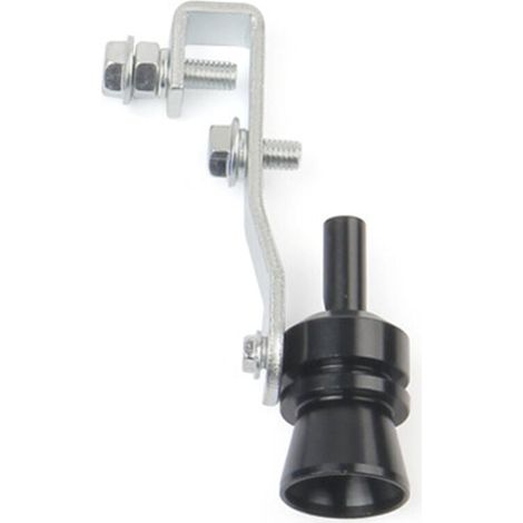 Auto-turbo-schalldämpfer Auspuffrohr Blow-off-ventil-simulator Pfeifen-simulator Schwarz Xl