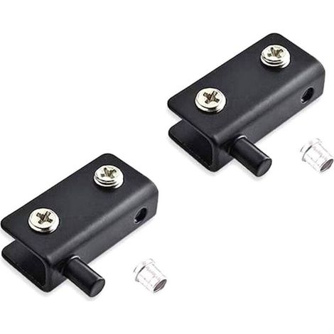 Stück Edelstahl-glastür-drehgelenk, Verstellbare Glastür-scharnierklemme (40 X 20 X 10 Mm), Schrank-drehgelenkclip Für 5–8 Mm Dickes Glas